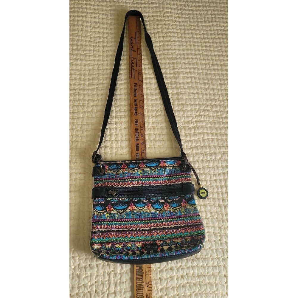SAK Crossbody Peace 11.5"h  x 10.5" w x‎ 2.5" d